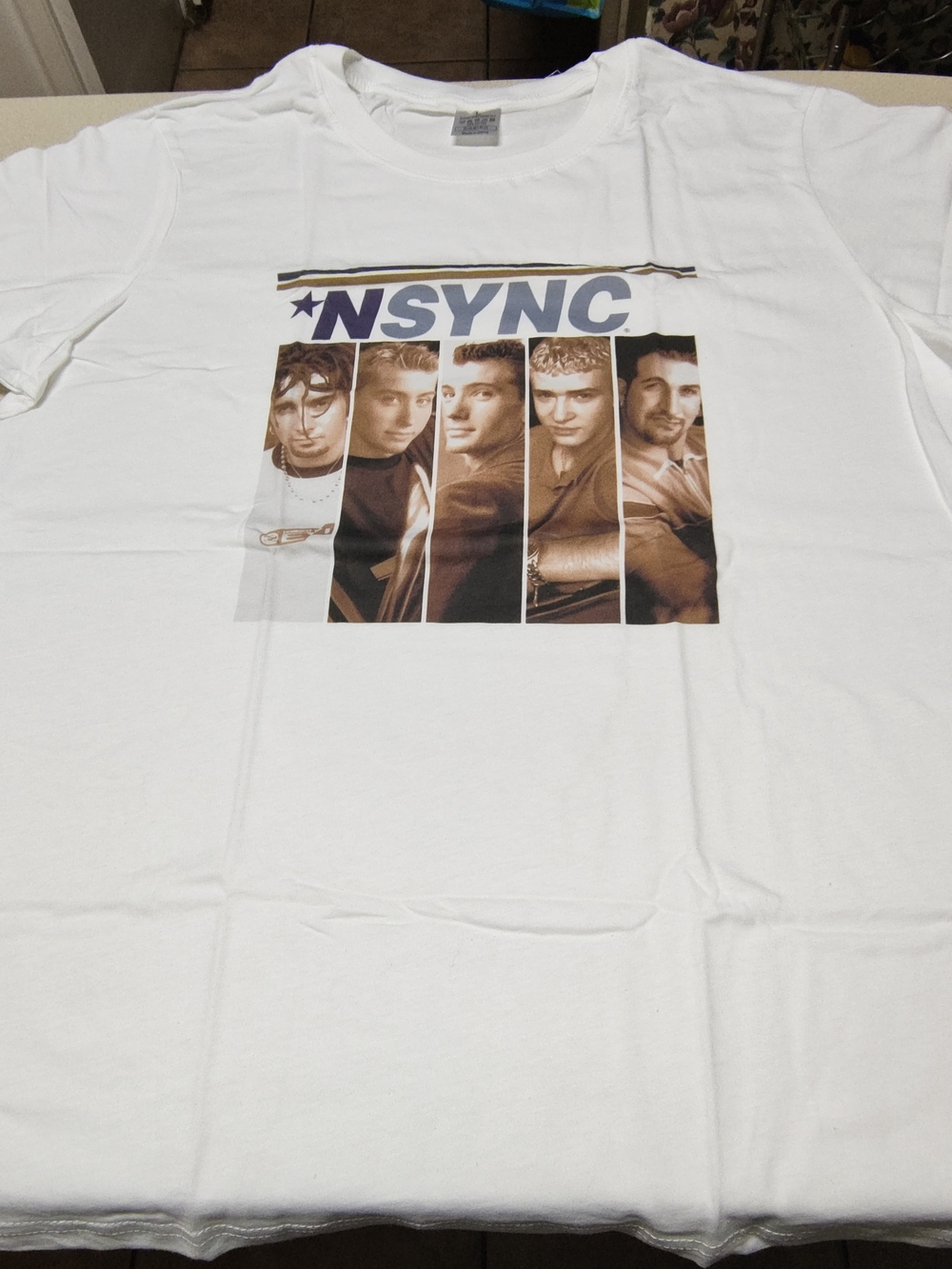 NSYNC VINTAGE T SHIRT - Womens MD Large Justin Timberlake MTV *NSYNC